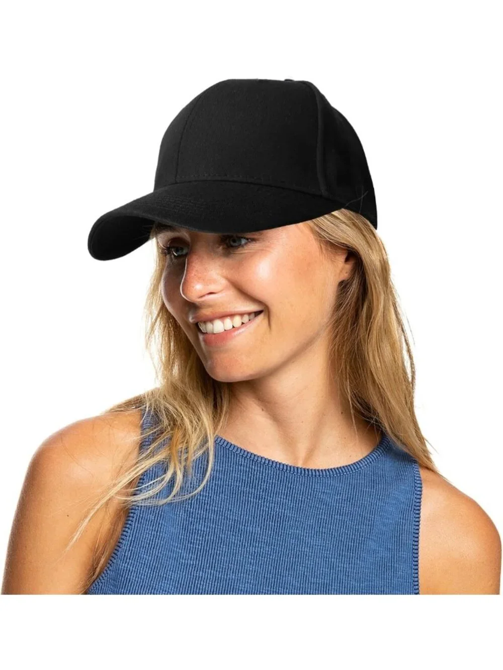 12-Pack Solid Color Adjustable Baseball Caps for Women & Men - Unisex Cotton
